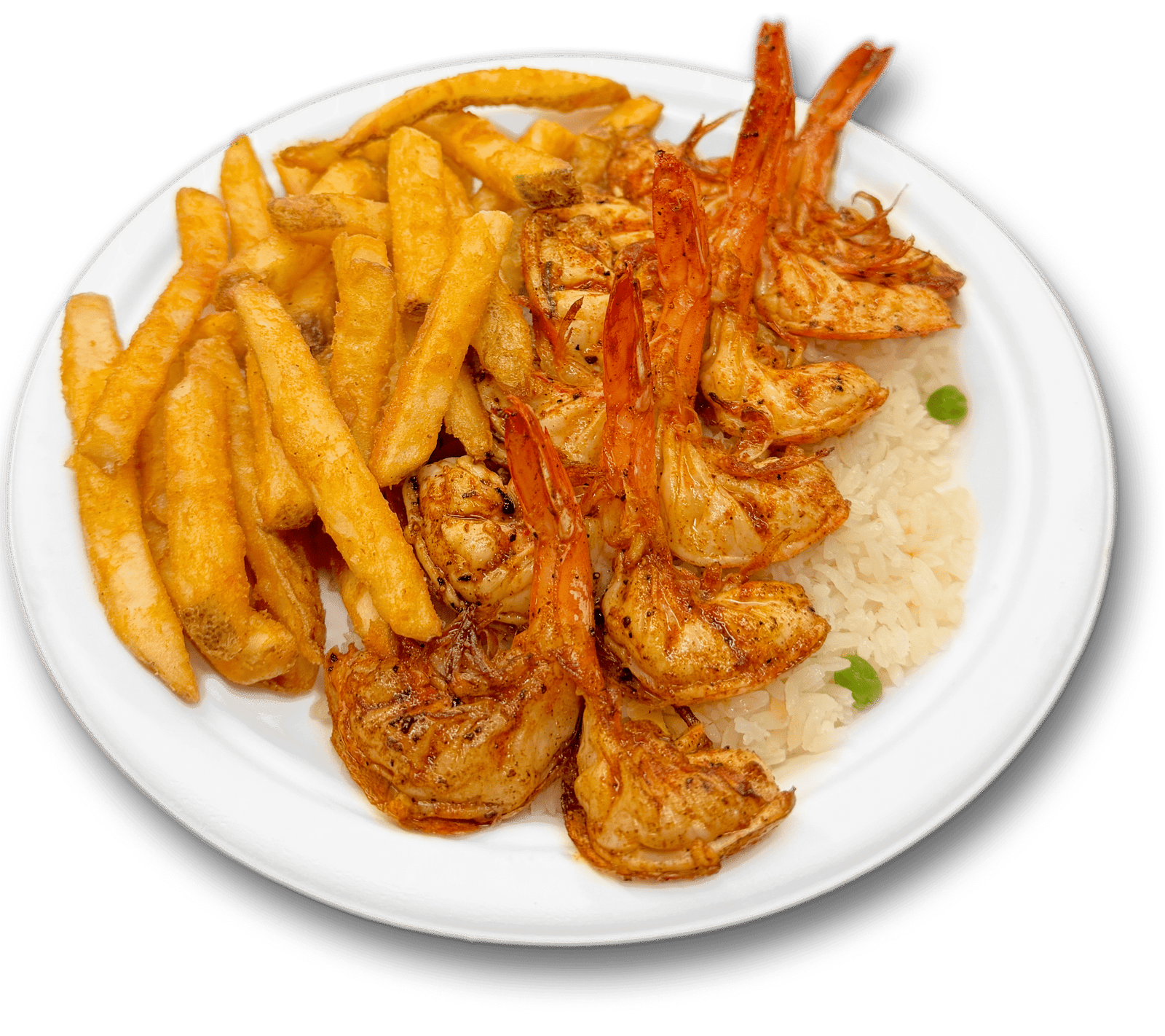 Camarónes a la plancha